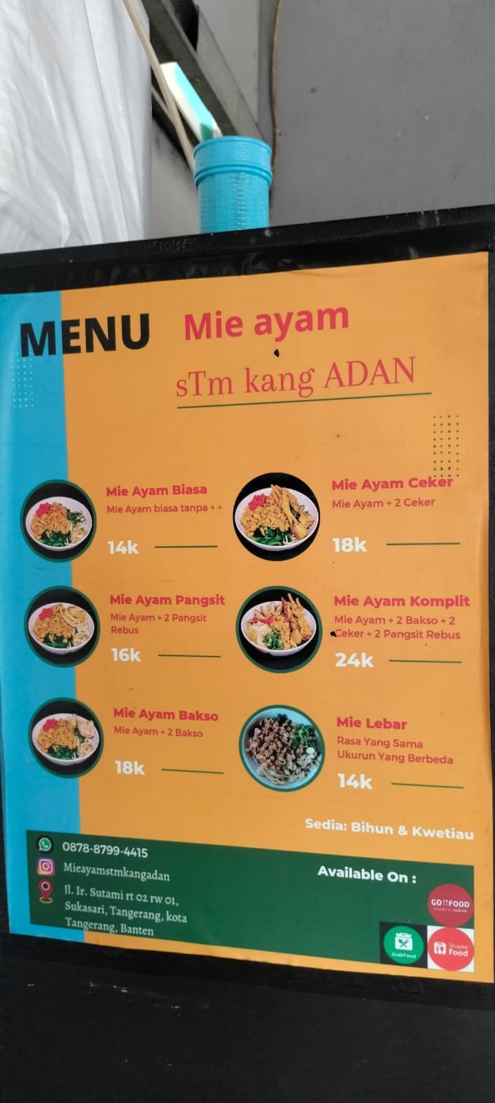 Mie Ayam Pangsit